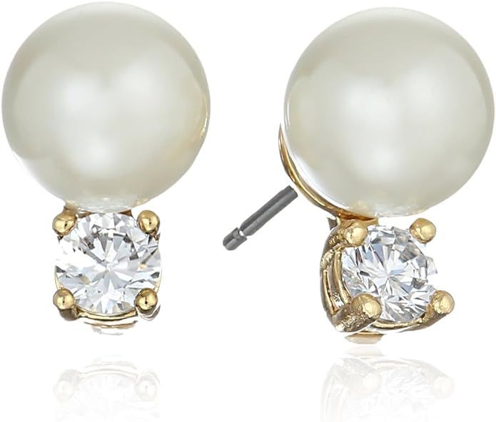 kate spade new york "Pearl Studs" Stud Earrings | Amazon (US)