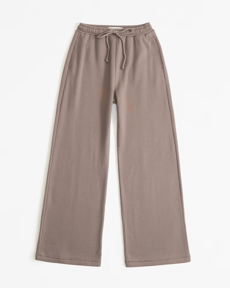 Lounge Wide Leg Sweatpant | Abercrombie & Fitch (US)