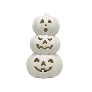 Stacked Jack-o'-Lanterns DIY Ceramic LED Décor by Make Market® | Michaels | Michaels Stores