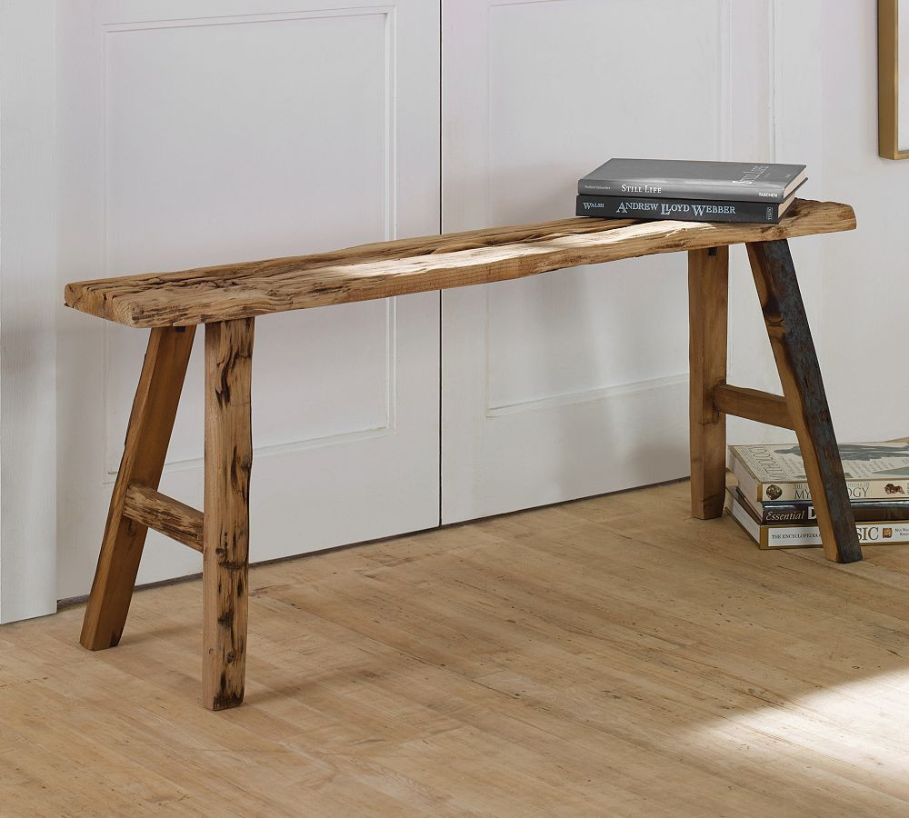Harlow Reclaimed Pine Wood Bench | Pottery Barn (US)