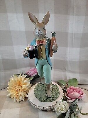 Cottontail Lane 16” Spring Victorian Easter Bunny w/ Eggs & Carrot NWT TikTok  | eBay | eBay US