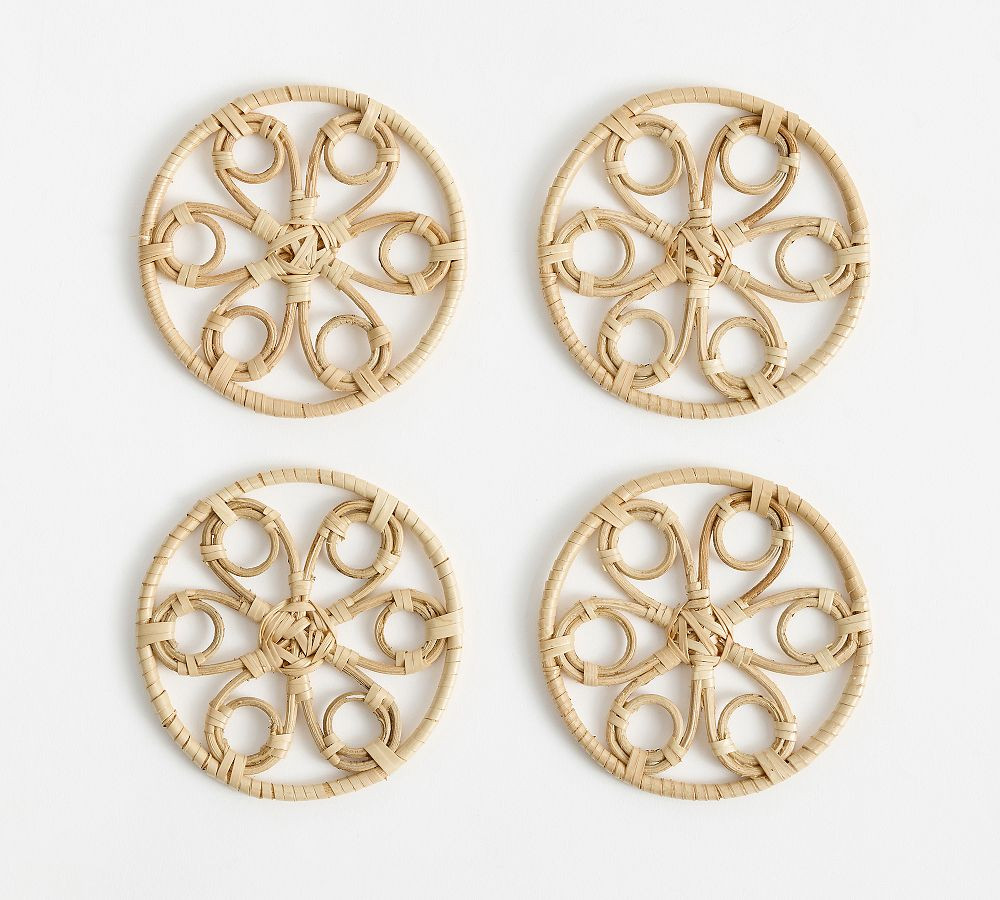 Monique Lhuillier Antibes Coasters - Set of 4 | Pottery Barn (US)