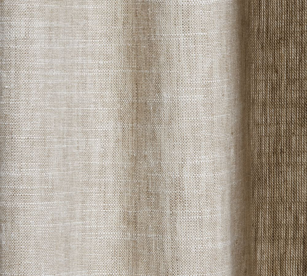 Emery Linen Pinch Pleat Curtain | Pottery Barn (US)