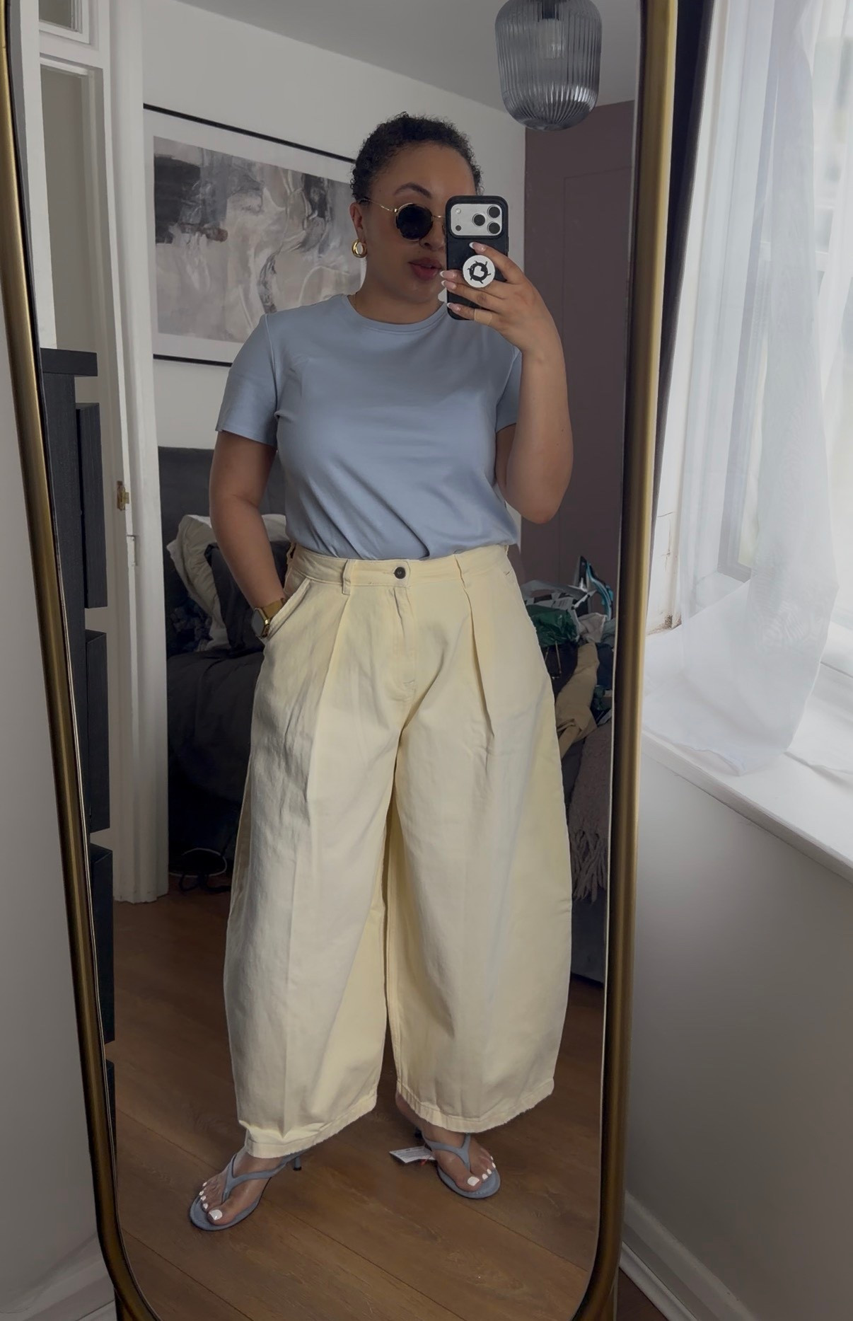 Very much dressing for the weather I want with this one!

These jeans are pretty divisive, but I love them! Wearing a size UK 14 which is my normal size

Full outfit link below ￼

#LTKspring #LTKmidsize #LTKuk