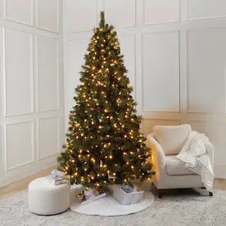 7.5ft. Pre-Lit Wimberley Pine Realistic Artificial Christmas Tree, Warm White Mini LED Lights by ... | Michaels Stores
