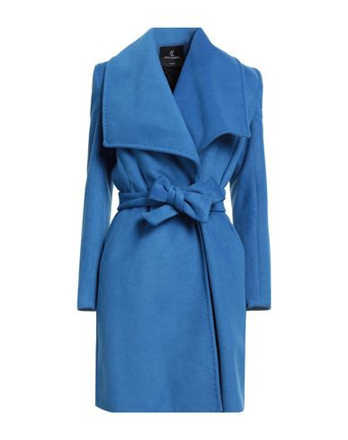 Cristinaeffe Woman Coat Blue Size 4 Polyester, Viscose | YOOX (US)