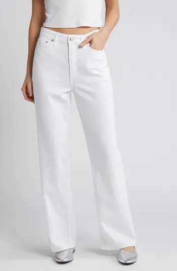 Featherweight Logan Mid Rise Wide Leg Jeans | Nordstrom