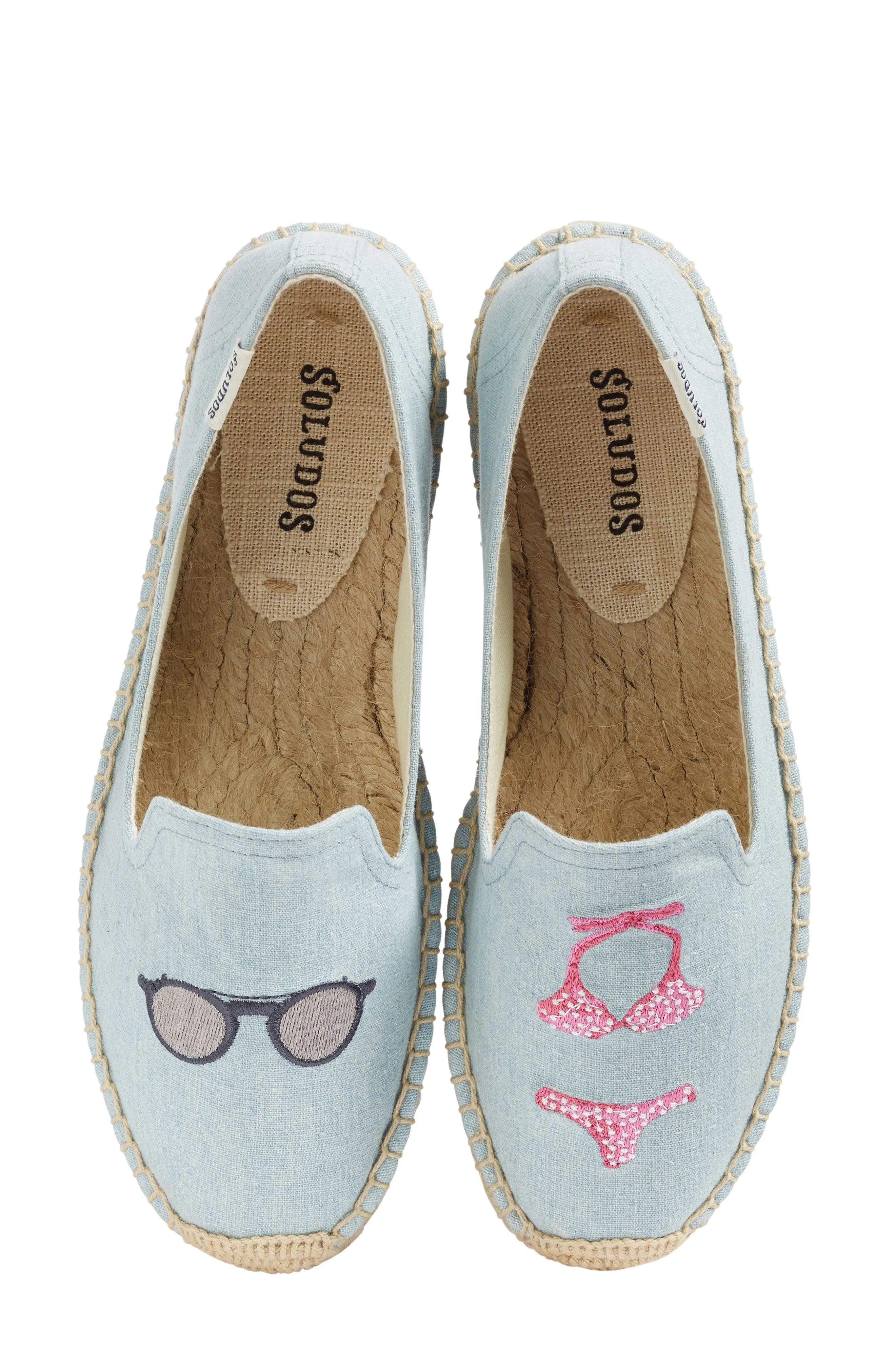 Embroidered Smoking Slipper Flat | Nordstrom