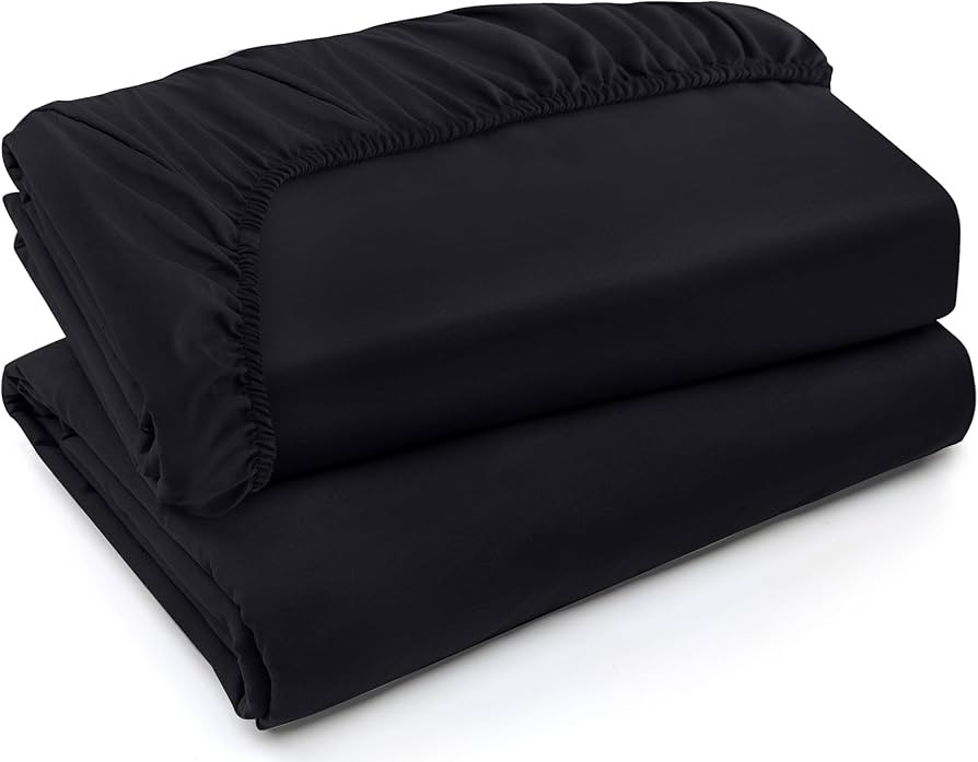 Utopia Bedding Twin Fitted Sheets - Bulk Pack of 2 Bottom Sheets - Soft Brushed Microfiber - Deep... | Amazon (US)
