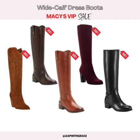 Wide calf boots at Macys


#LTKworkwear #LTKstyletip #LTKsalealert