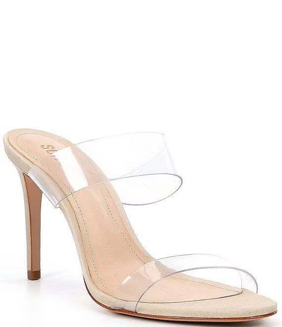 Ariella Transparent Clear High Heel Dress Sandals | Dillard's