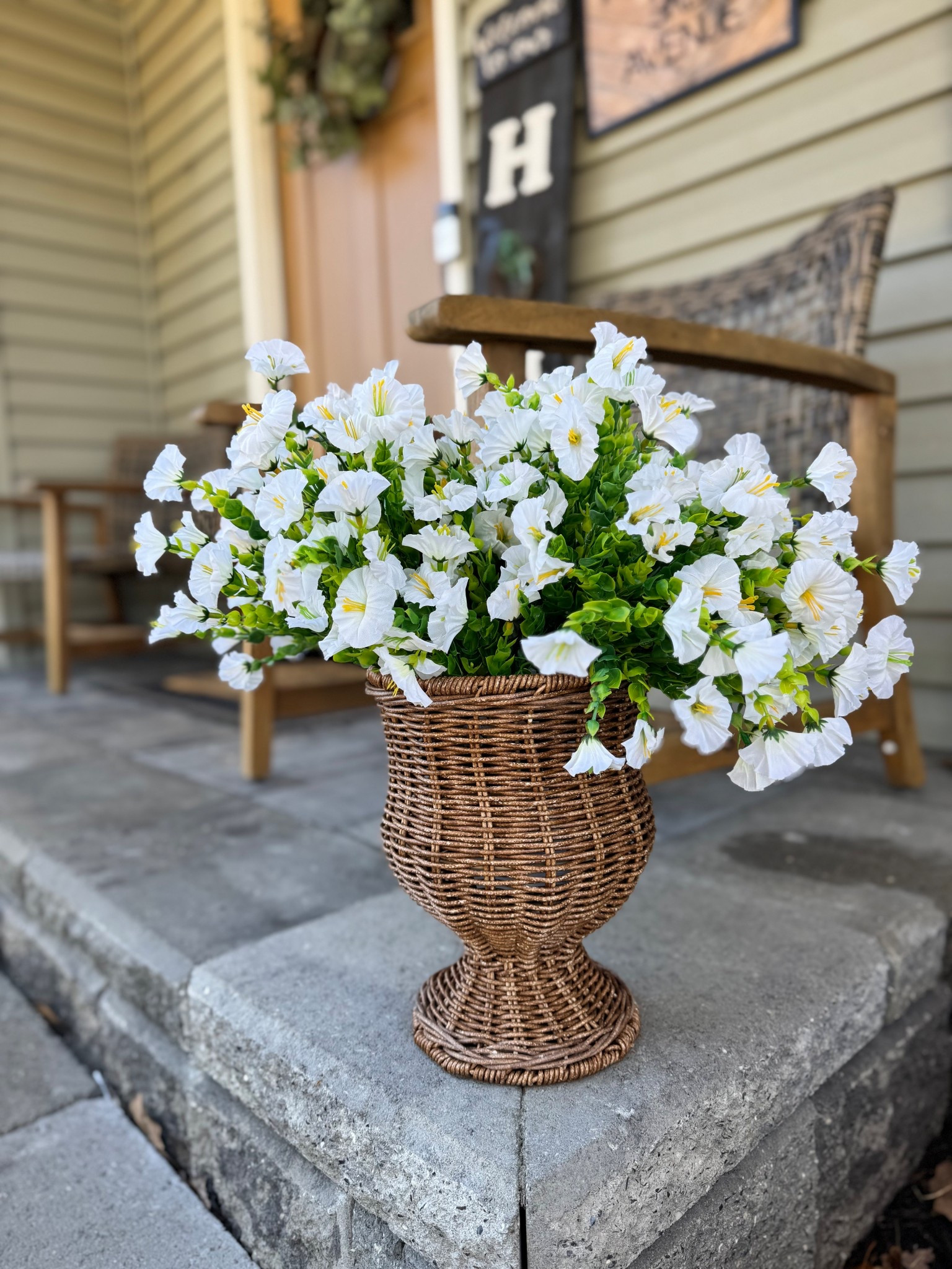 Porch styling 🤍

#LTKHome #LTKSaleAlert #LTKSpringSale