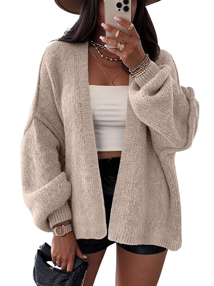 LILLUSORY Chunky Cardigan Sweaters for Women Oversized Long Trendy Early Fall Outfits Fashion Coz... | Amazon (US)