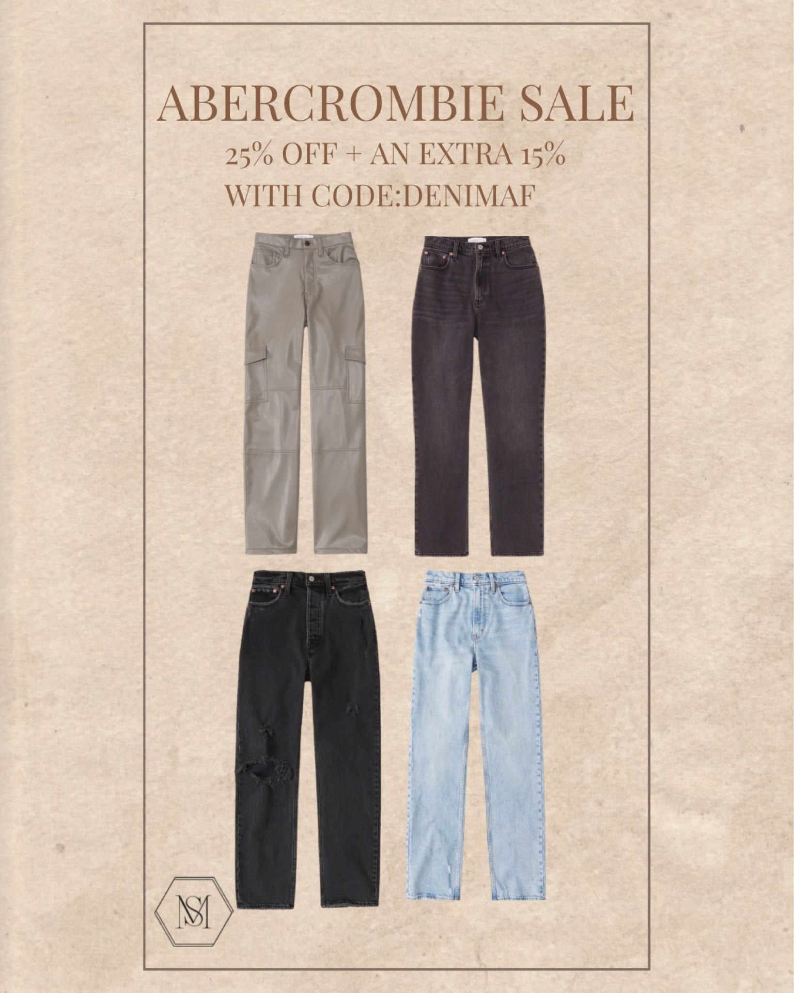 Abercrombie, denim, jeans 
