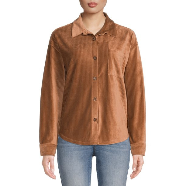 No Boundaries Juniors' Fashion Shirt | Walmart (US)