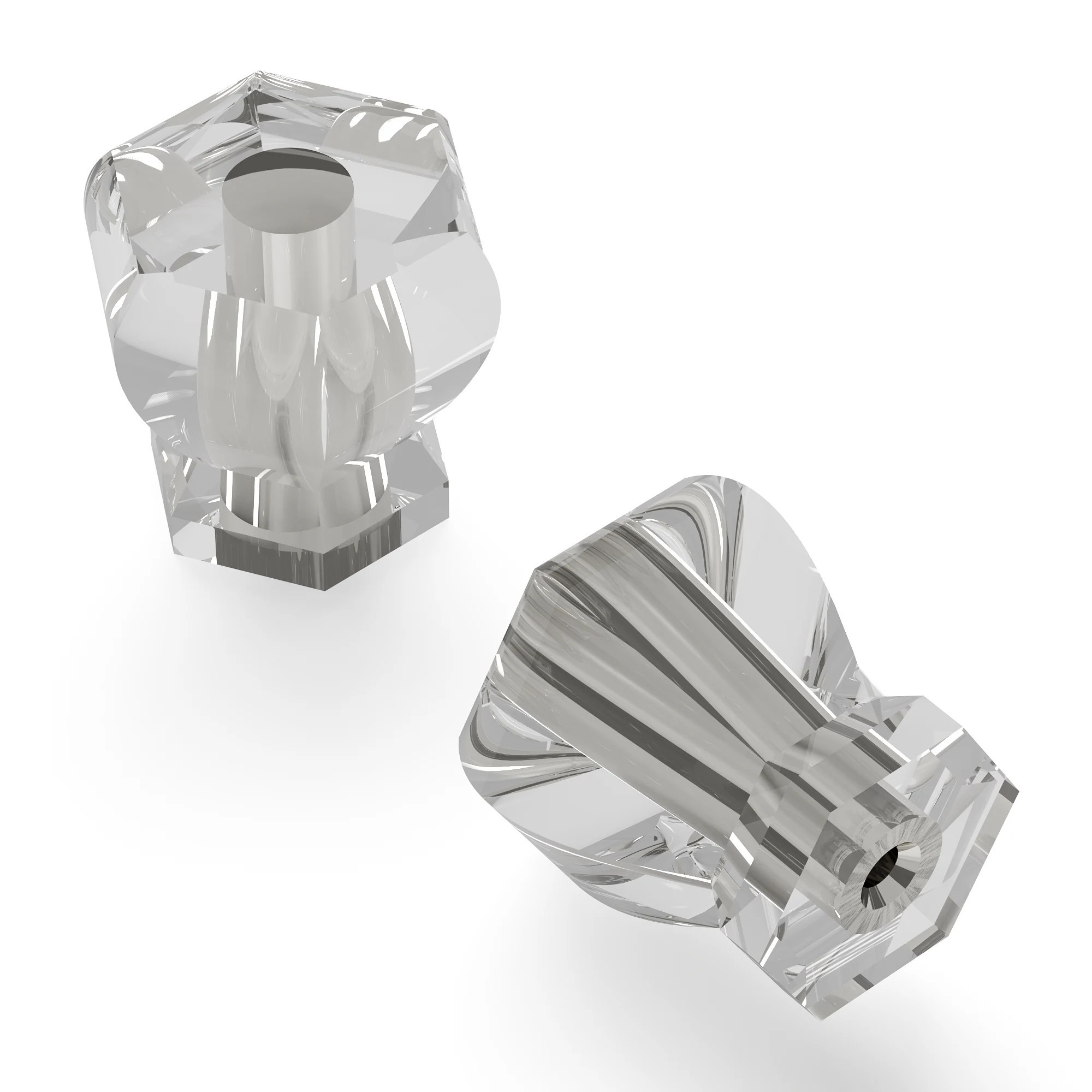 Hickory Hardware Crystal Palace 1-3/16-in Crysacrylic with Polished Nickel Round Contemporary Cabinet Knob one_size | HH74688-CA14 | Lowe's