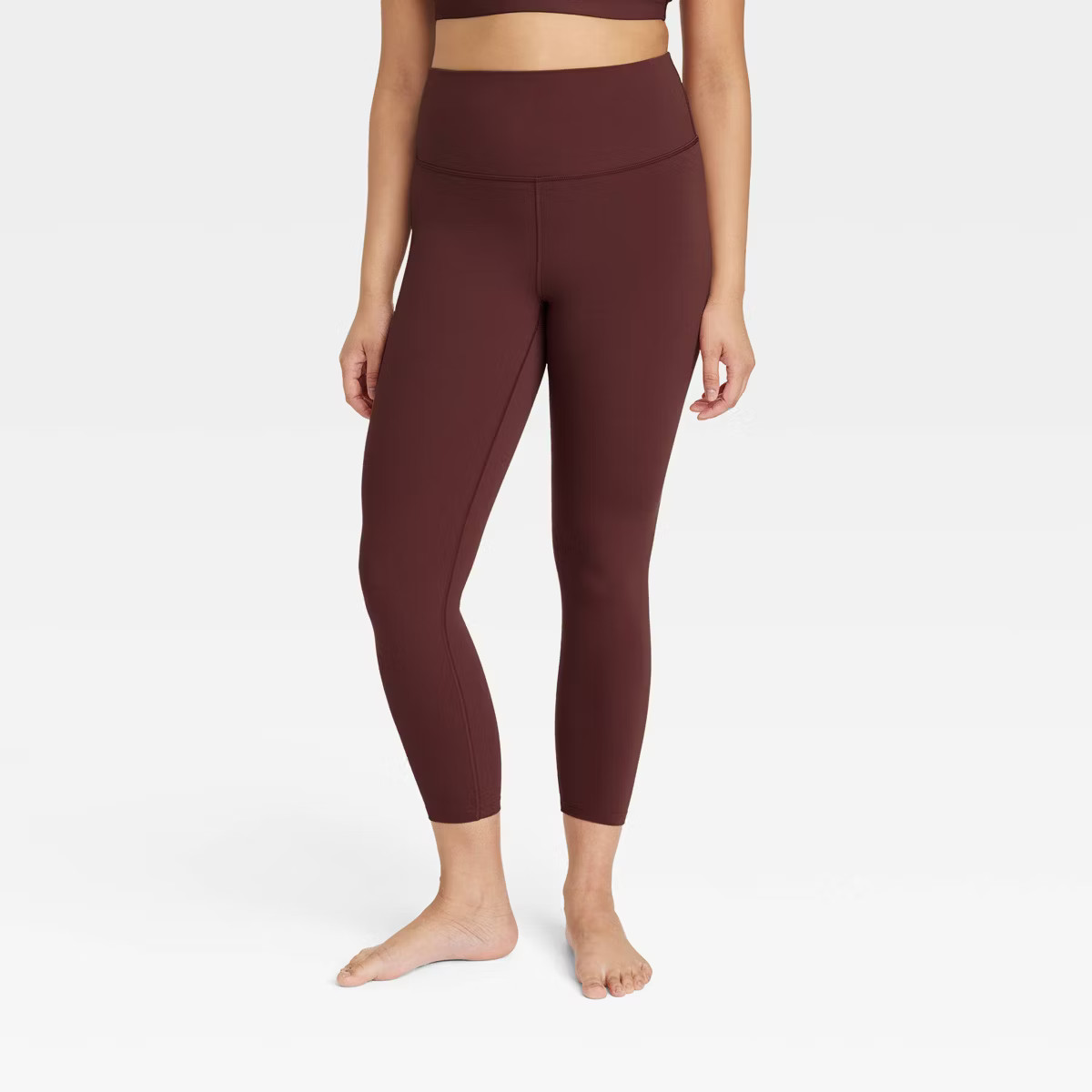 Women's Everyday Soft Ultra High-Rise 7/8 Leggings - All In Motion™ Maroon S | Target