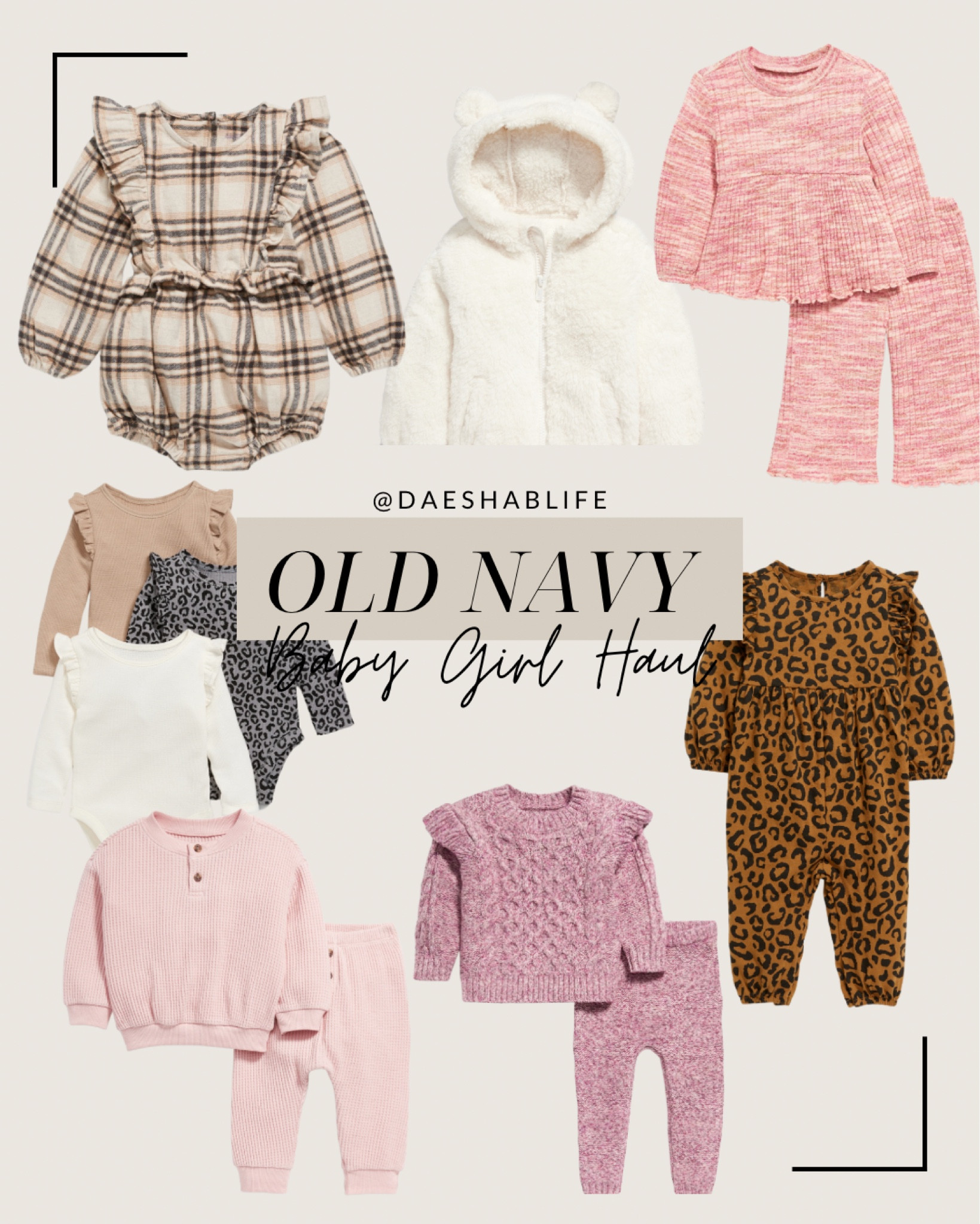 Old navy haul for baby girl 💖Old navy is having a $30% off sale and 50% off for new card holders I love the little Sherpa jacket! ✨

#LTKfindsunder50 #LTKsalealert #LTKkids