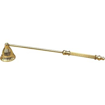 Living Ideas Handmade Solid Brass Candle Snuffer Cast Metal Gold Candle Snuffer Modern Design Can... | Amazon (US)