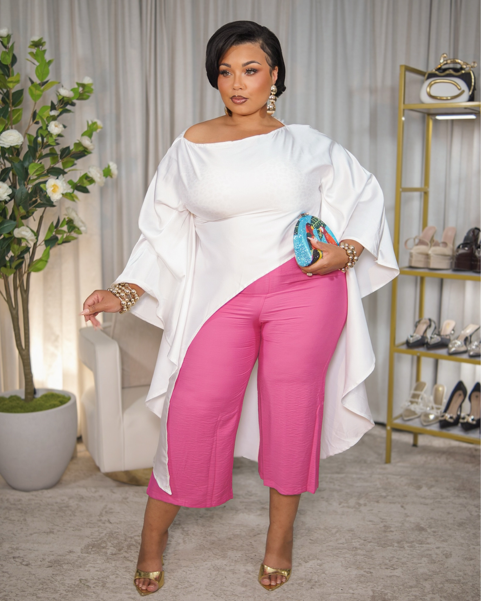 End of summer Shein & Ullapopken outfit 

Pink wide leg capri and satin top outfit inspiration.

#LTKootd #LTKPlusSize #LTKMidsize