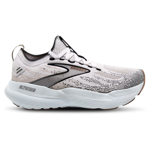 Brooks Womens Brooks Glycerin Stealthfit 21 - Womens Running Shoes White/Grey/Black Size 10.0 | Champs Sports