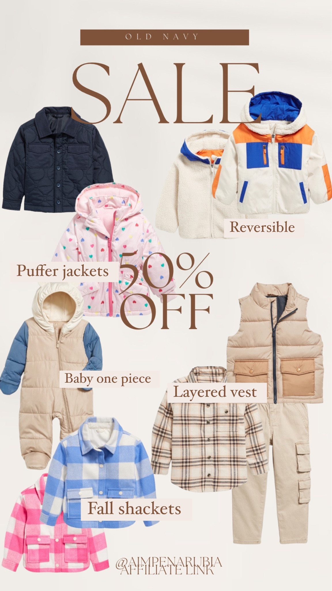 50  % off outerwear for the family at old navy 

Scroll down to shop xo

#LTKbaby #LTKautumn #LTKcanada