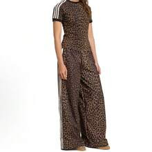 LocalNEWAdidas Originals Firebird Oversized Leopard Print Track Pants | Loose Fit Sports Casual B... | SHEIN