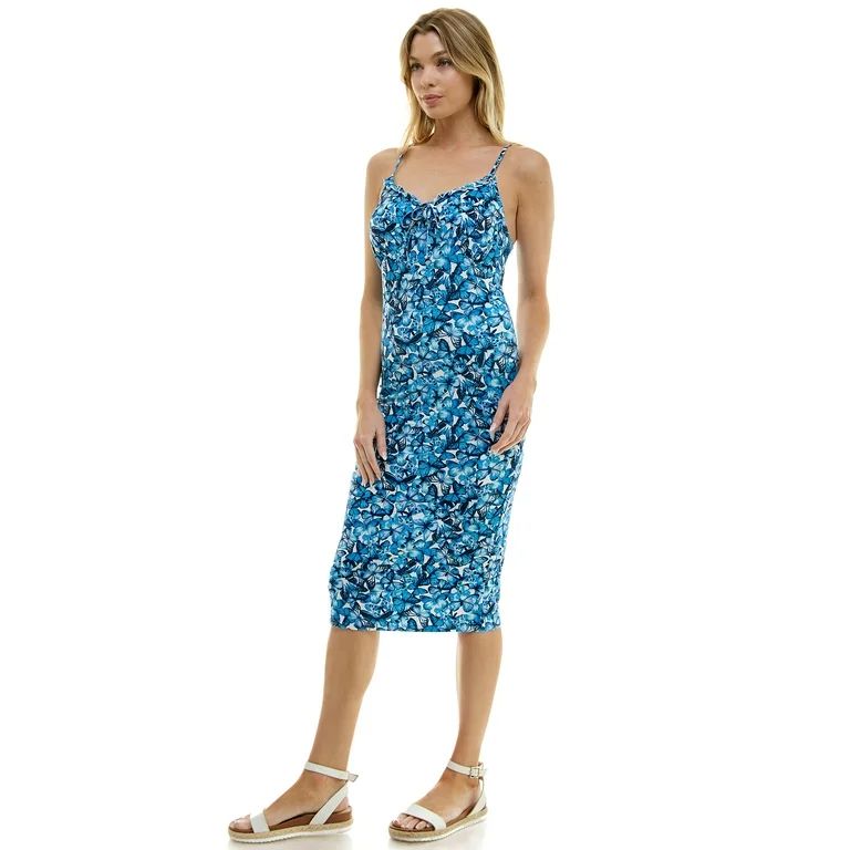 No Boundaries Juniors Tie Front Dress - Walmart.com | Walmart (US)