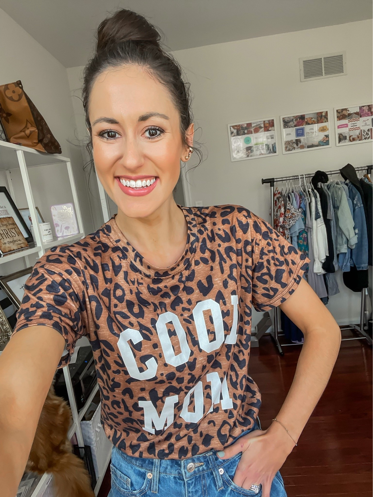 Fun T-shirt for summer - leopard print COOL MOM tee 🖤

#LTKmomlife