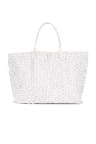 goyard Goyard Saint Louis GM Tote Bag in White - White. Size all. | FWRD 