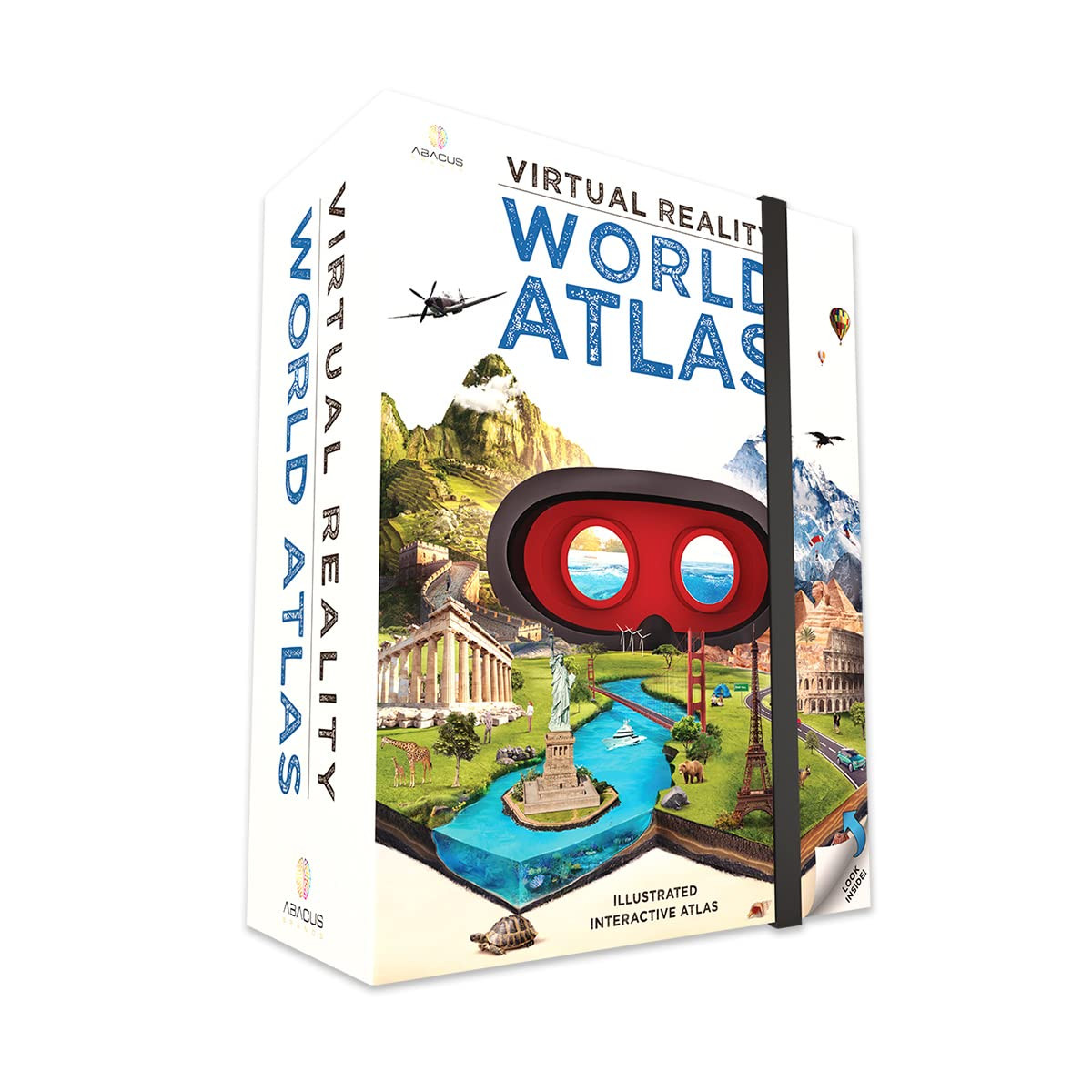 Abacus Brands Virtual Reality World Atlas Gift Box - Illustrated Interactive VR Atlas and STEM Le... | Amazon (US)