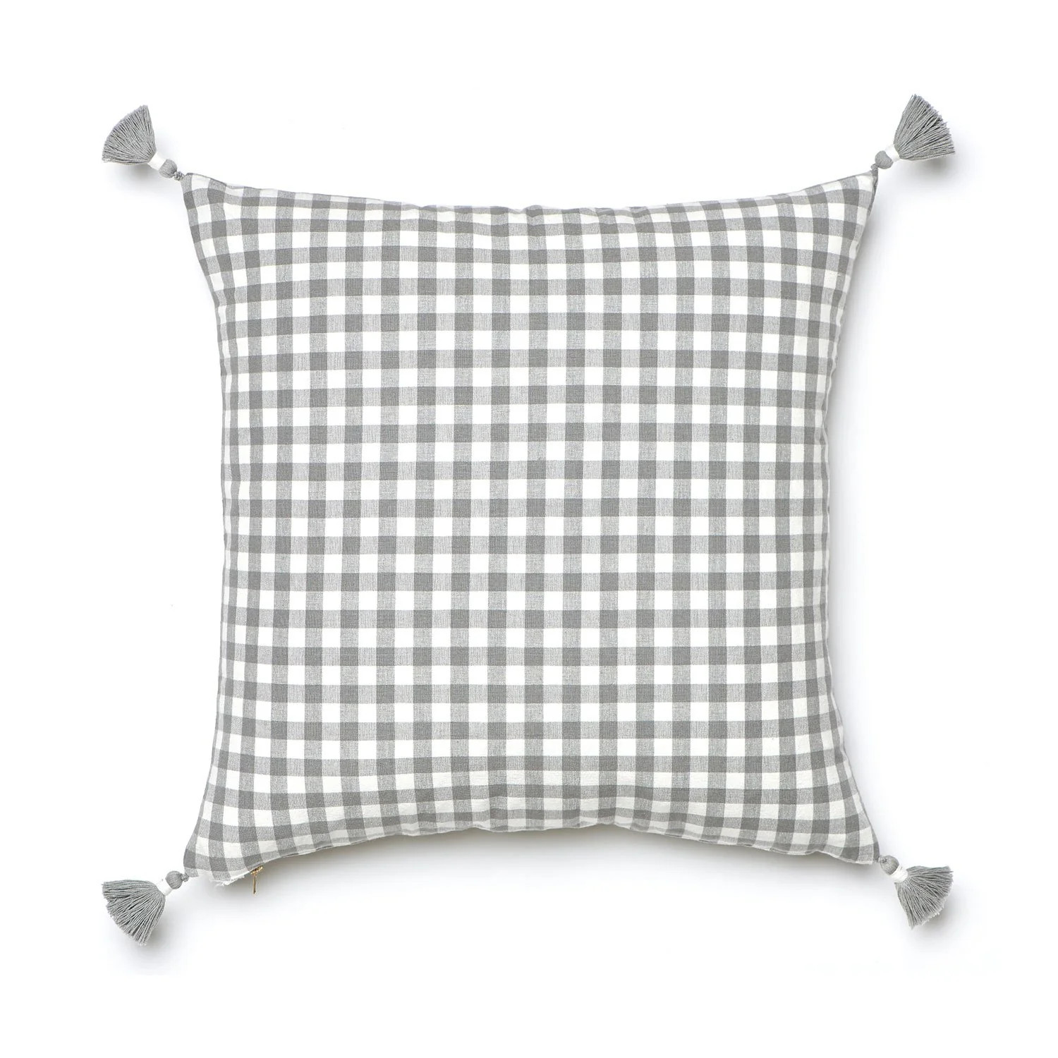Grey Gingham Throw Pillow | Caitlin Wilson | Caitlin Wilson Design