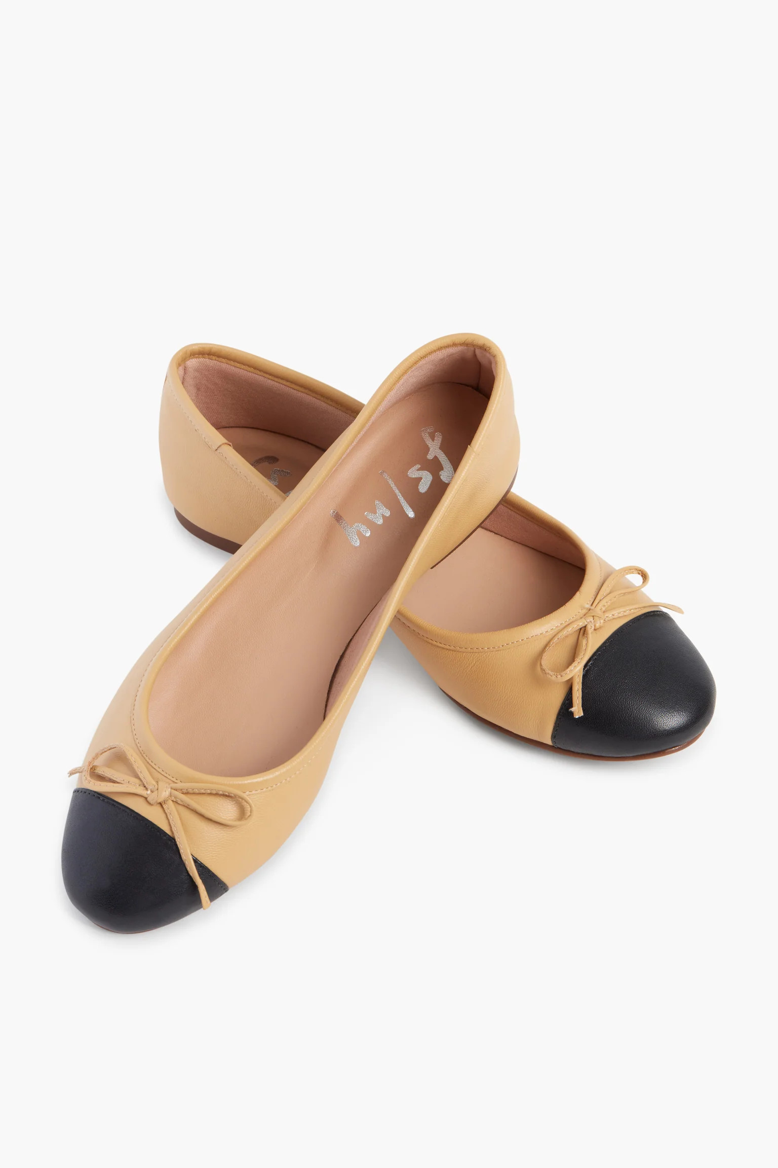 Camille Cap Toe Leather Flats | Tuckernuck (US)