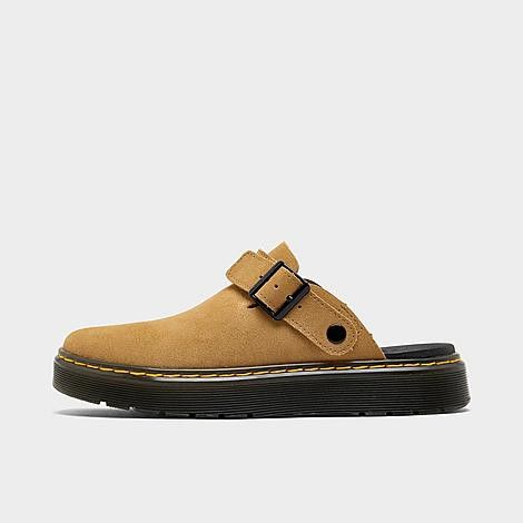 Dr. Martens Women's Carlson Suede Slingback Mule Sandals in Savannah Tan Size: 5.0 | Finish Line (US)