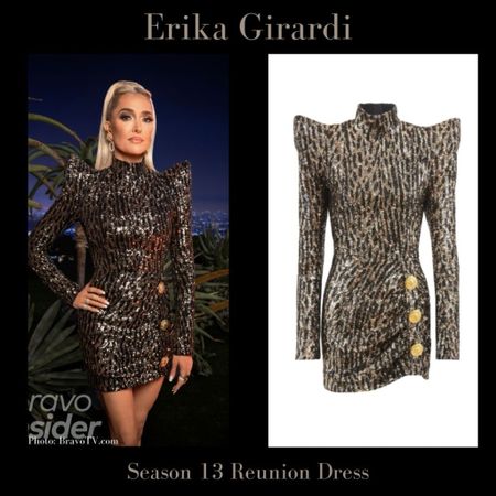 Erika Girardi’s Sequin Dress at the Real Housewives of Beverly Hills Season 13 Reunion // 📸 + Info = @bravotv