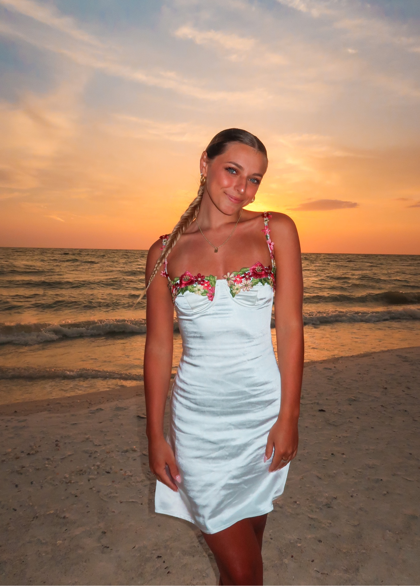 Kenzie Mini Dress White curated on LTK