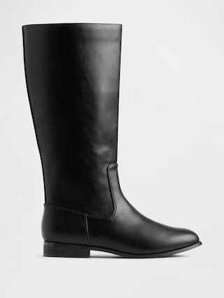 Vegan Leather Riding Boots | Gap (US)
