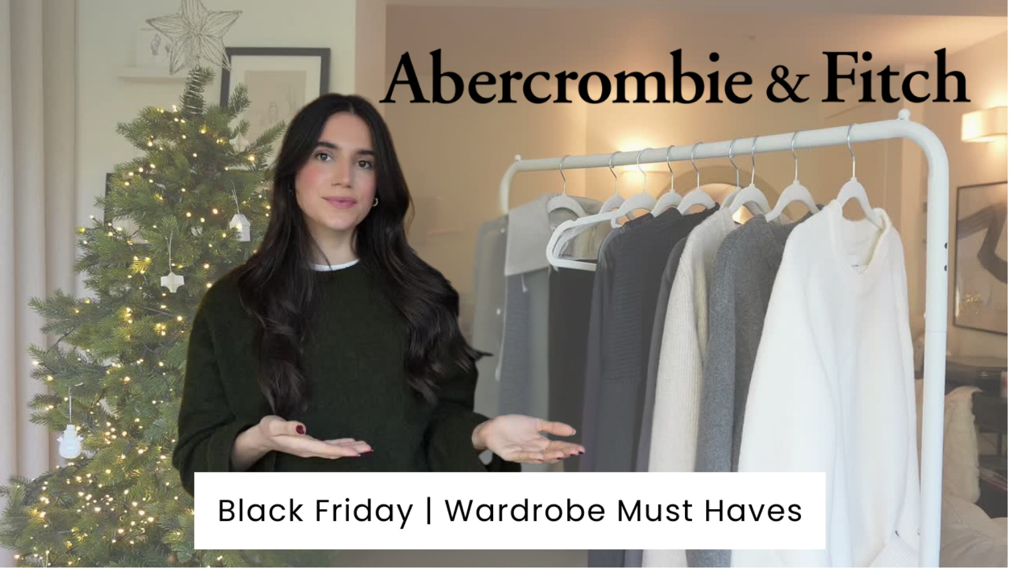 40% off abercrombie: 25% off + use code BFCMAF for the additional 15% 
Abercrombie Black Friday sale starts today! Prepare your shopping carts! Here’s all the INCREDIBLE pieces I will be talking through in tonight’s  video!

Sizing: 
Tshirt - medium 
Black jeans - 27R
Blue jeans - 26R
Grey & white jumper - medium 
Everything else - small 

Winter outfits, festive outfits, jumpers, coats, style, winter style, capsule wardrobe 

#LTKuk #LTKCyberWeek #LTKwinter