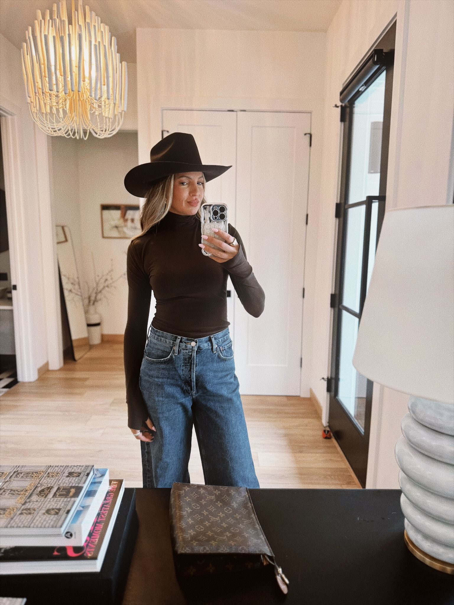 Wearing a small and a turtleneck. Size down in the denim.

#LTKshoecrush #LTKover40 #LTKstyletip