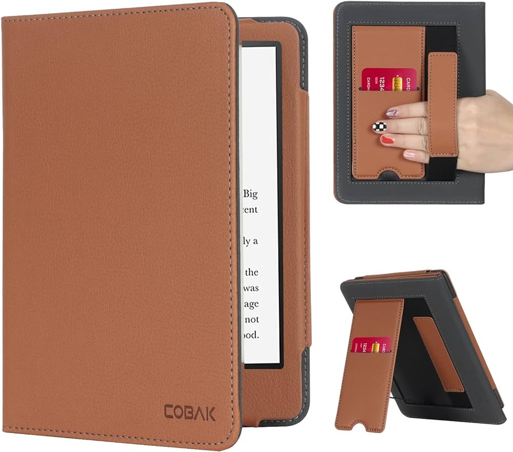 CoBak Kindle Paperwhite Case with Stand - Durable PU Leather Cover with Auto Sleep Wake, Card Slo... | Amazon (US)