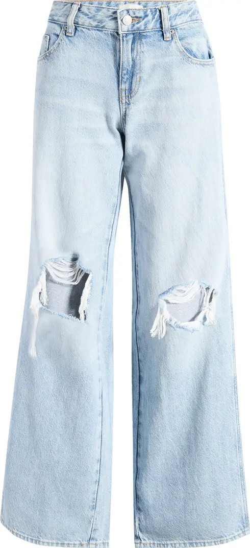 PacSun Ripped Baggy Wide Leg Jeans | Nordstrom | Nordstrom