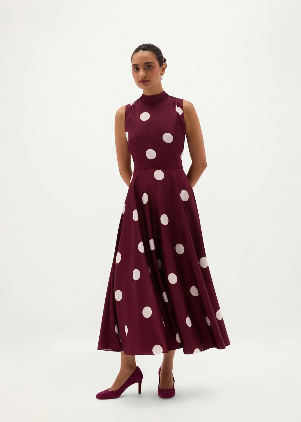Petite Mia Spot Dress | Hobbs UK | | Hobbs