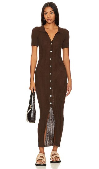 Undertow Dress in Espresso Bean | Revolve Clothing (Global)