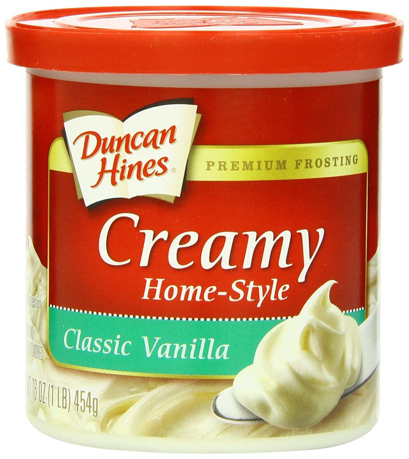 Duncan Hines Creamy Vanilla Flavored Frosting, 16 OZ Can of Dessert and Cake Frosting (8 Pack) | Amazon (US)