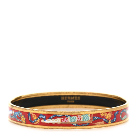 Enamel Printed Narrow Fan Bracelet 65 | FASHIONPHILE (US)