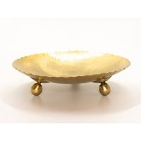 Hammered Brass Tray | Serving Copper Fruit Round Decorative Tray Kitchen Decor Wedding Dish Housewar | Etsy (US)