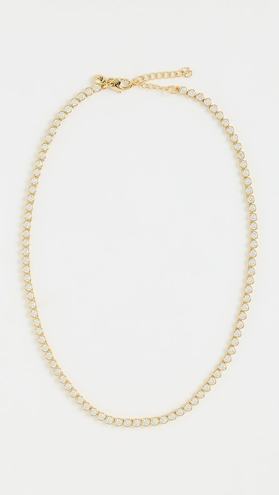 The Tennis Collection Bezel Set Crystal Necklace | Shopbop