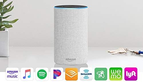 Certified Refurbished Echo (2nd Generation) - Smart speaker with Alexa – Sandstone Fabric | Amazon (US)
