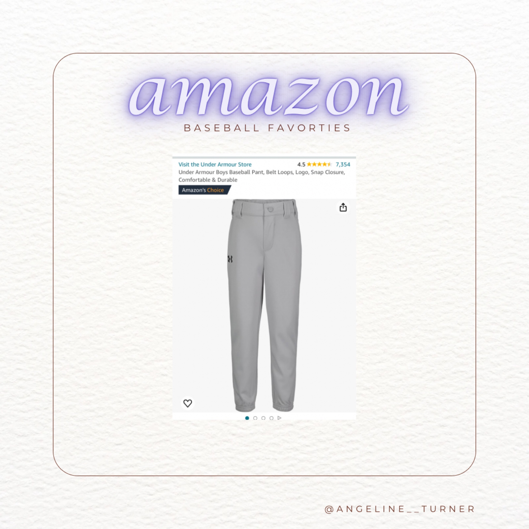 Favorite Amazon baseball pants 

#LTKfamily #LTKkids #LTKsalealert