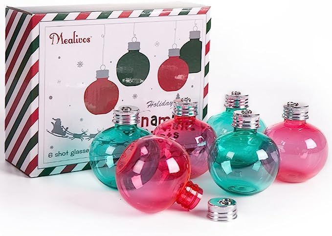 Mealivos Christmas Spirit Shot Glasses ,set of 6 | Amazon (US)